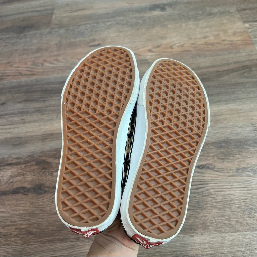 Vans Slip-On Leopard Sneakers Women’s 6.5 Canvas Skate Shoes Animal Print Casual - Picture 10 of 10